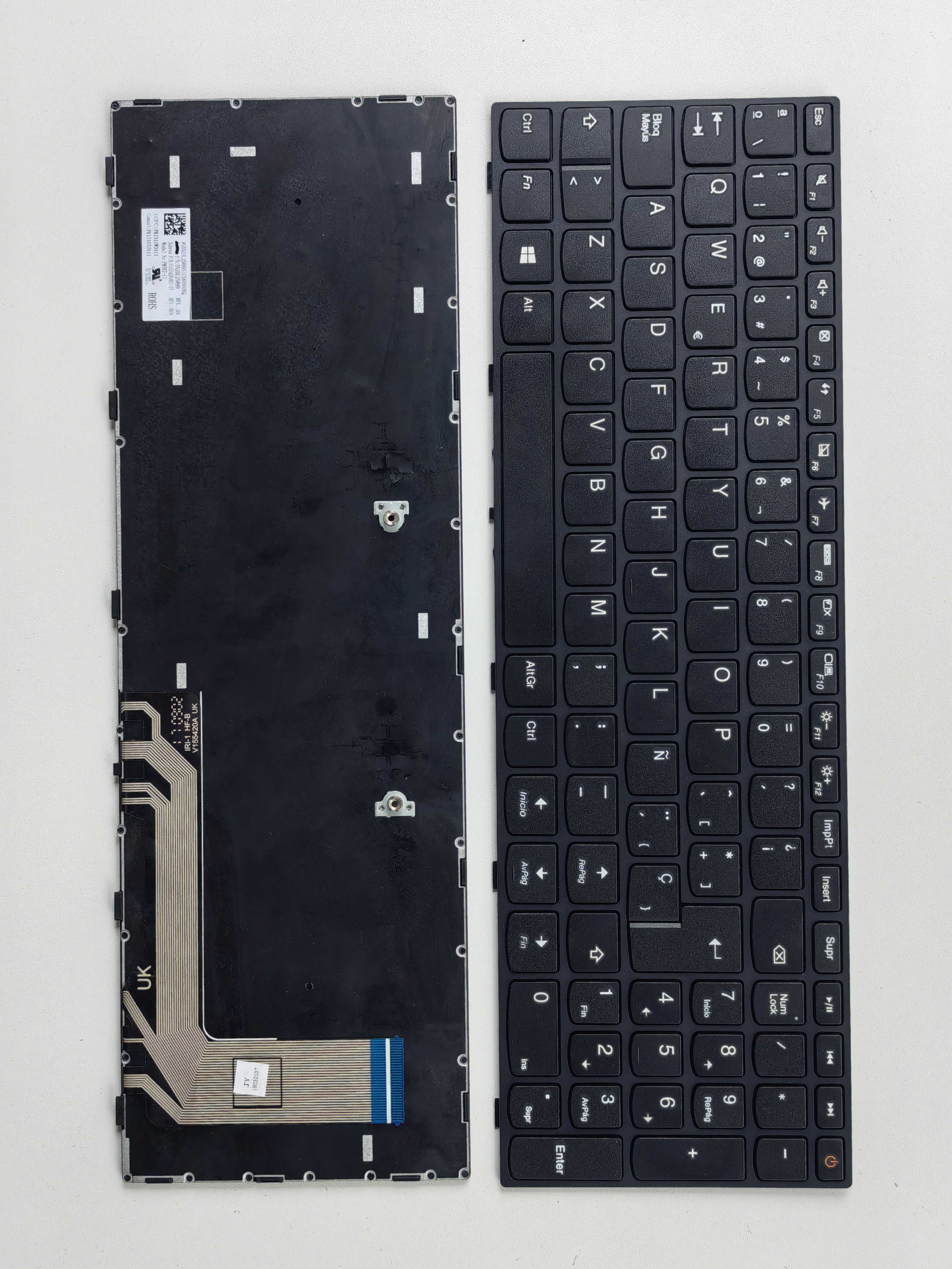 Picture of New Replacement Laptop Keyboard For LENOVO 110-15/110-15ISK with switch BLACK FRAME BLACK SP Layout